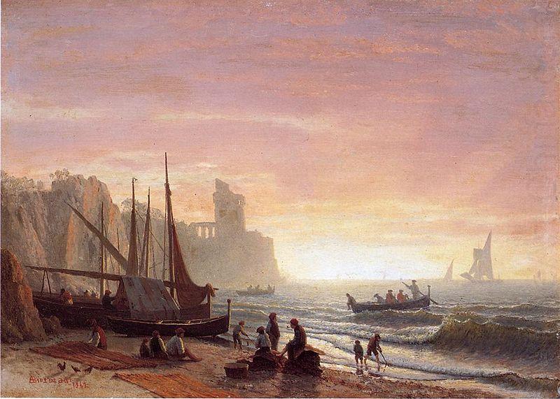 The_Fishing_Fleet, Albert Bierstadt